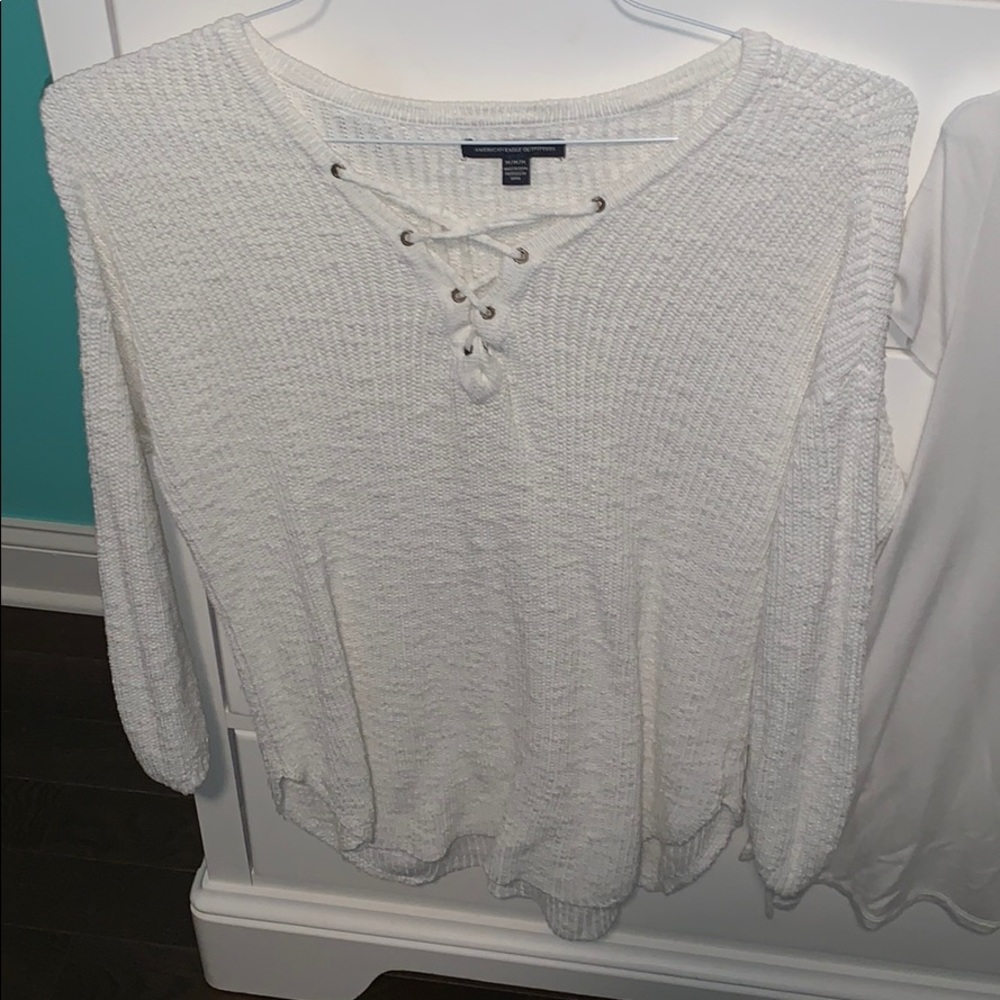 Cute white sweater